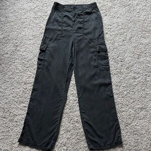 Sanctuary Lyocell Black Cargo Pants